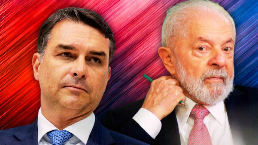 Flávio Bolsonaro tem 47,6% e Lula 46,6%, diz nova pesquisa AtlasIntel