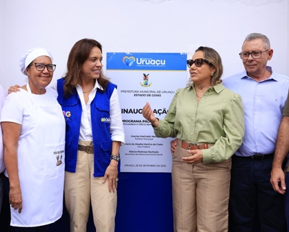 Machadinho e Márcia recebem Gracinha Caiado para abertura do Goiás Social em Uruaçu