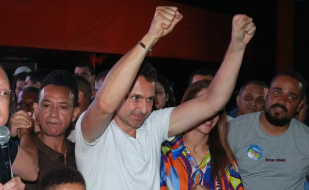 Leandro Vilela agradece após ser eleito prefeito de Aparecida de Goiânia: 'Vou trabalhar 24 horas'