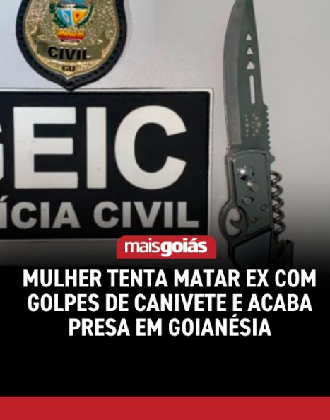 Uma mulher, 37, tentou matar o ex-companheiro