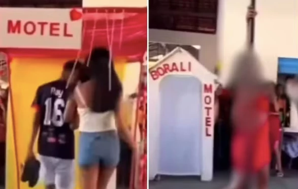 Alunos fazem dança erótica e simulam motel em escola