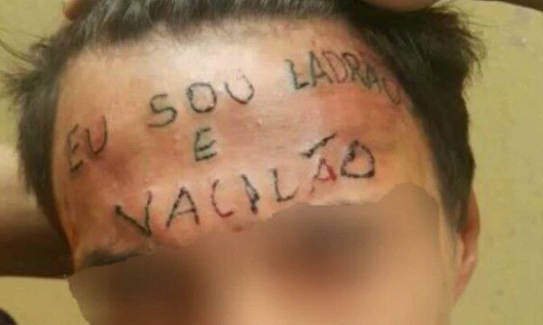 Homem da tatuagem “sou ladrão e vacilão” é preso novamente