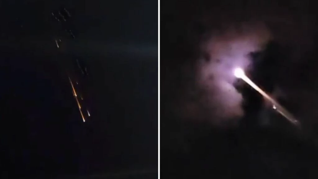 OVNI cruza o céu brasileiro em chamas e dá o que falar na web
