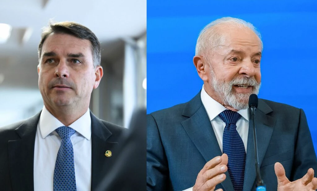 Flávio critica impostos e diz que país não aguenta mais Lula