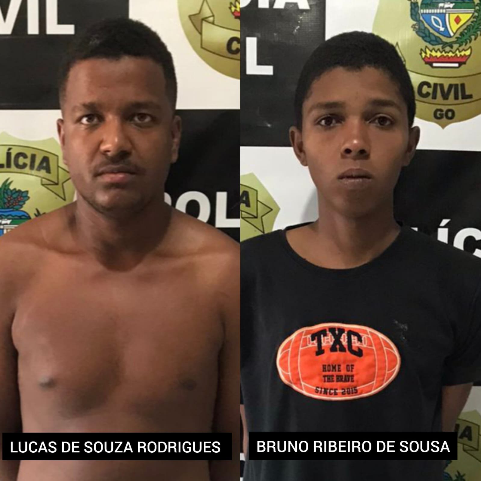 Polícia Civil de Goiás divulga imagens de suspeitos de latrocínio em Uruaçu