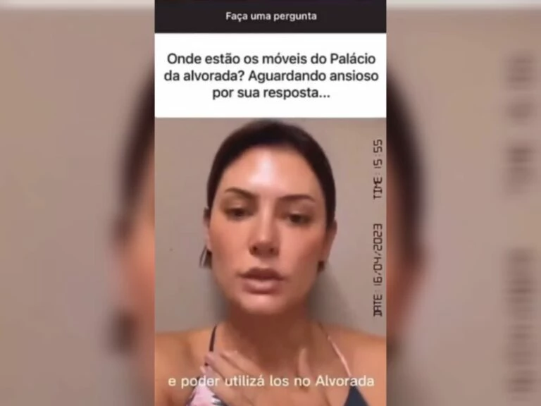 Meses atrás, Michelle já havia dito que móveis estavam em depósitos