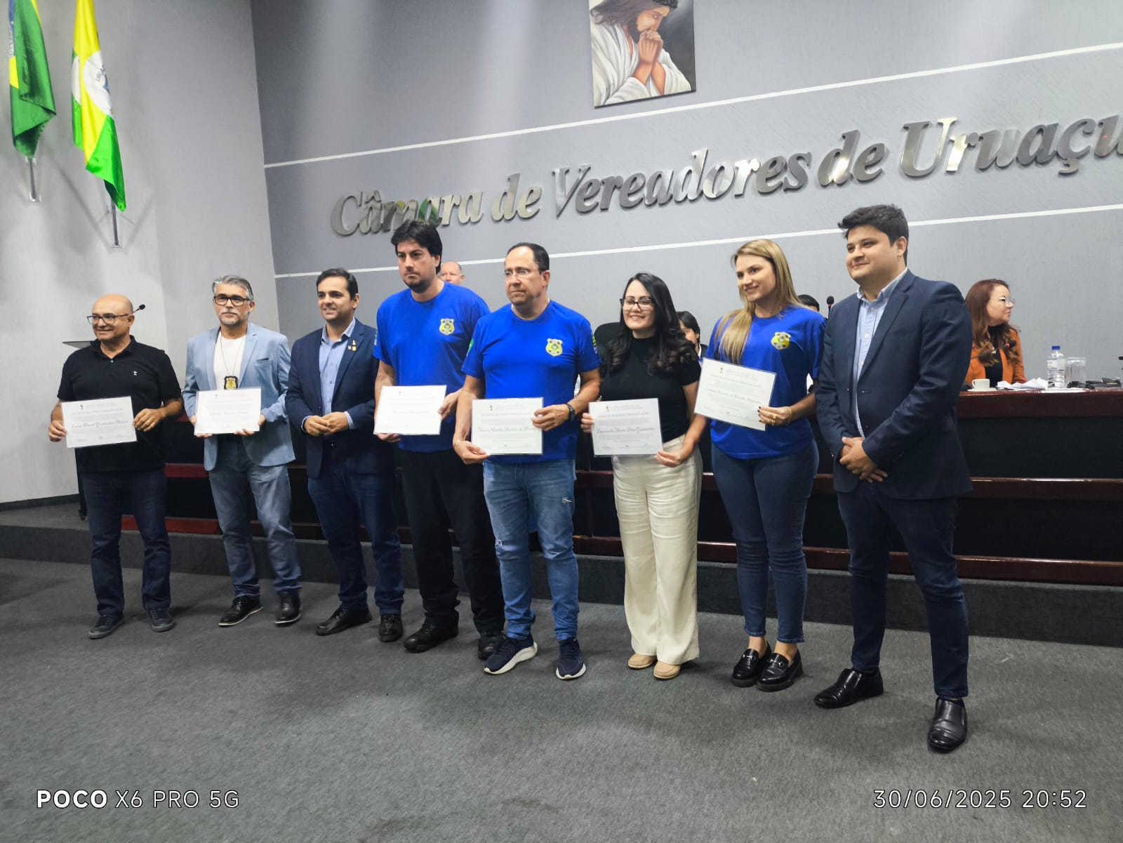 A equipe da Polícia Técnico-Científica de Uruaçu foi agraciada com uma Moção de Aplausos