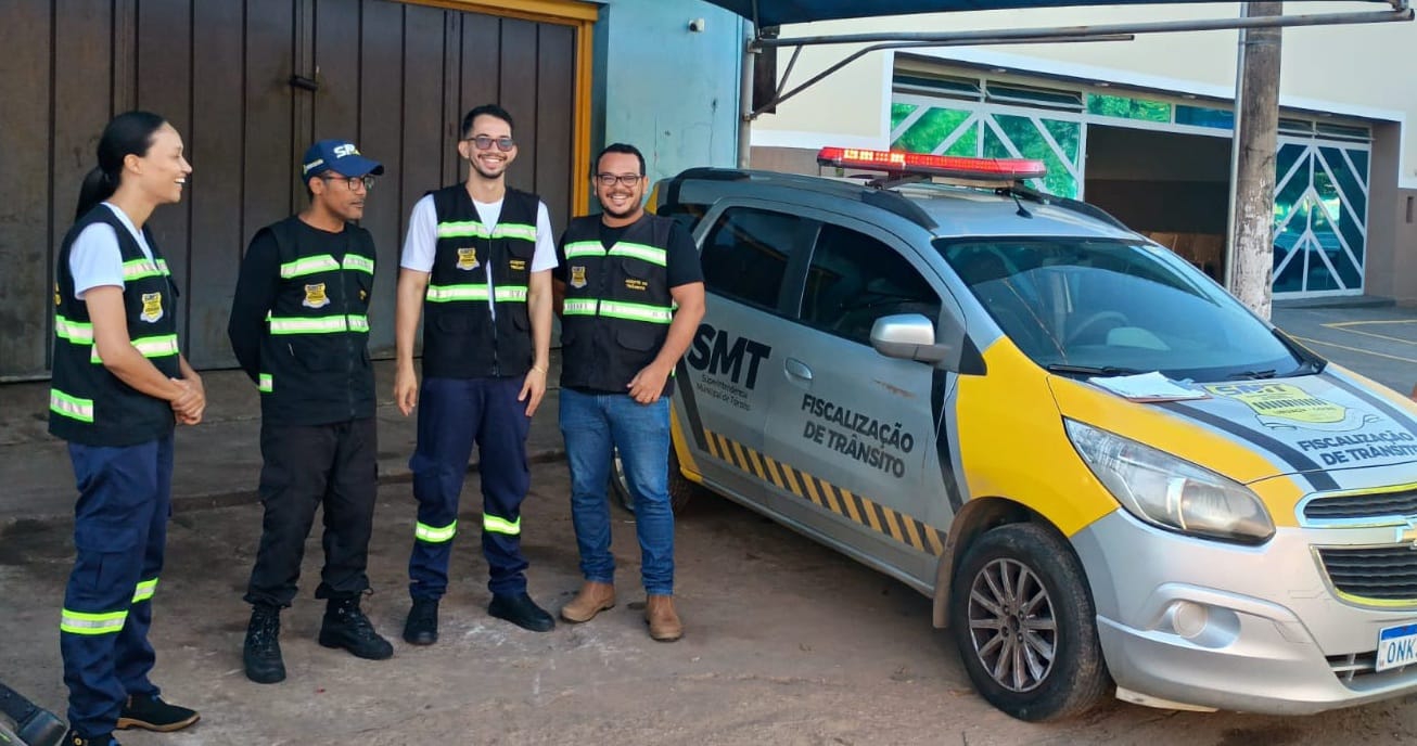 Trânsito: SMT nas ruas da cidade, ação de conscientização para uma direção mais segura