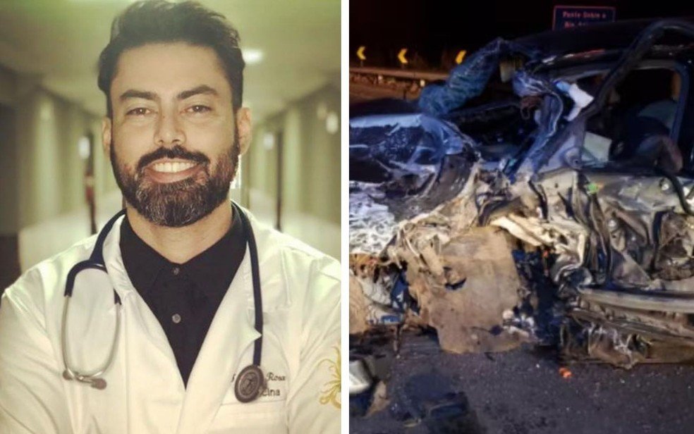 Médico que morreu em acidente havia acabado de sair de plantão em hospital, diz amigo