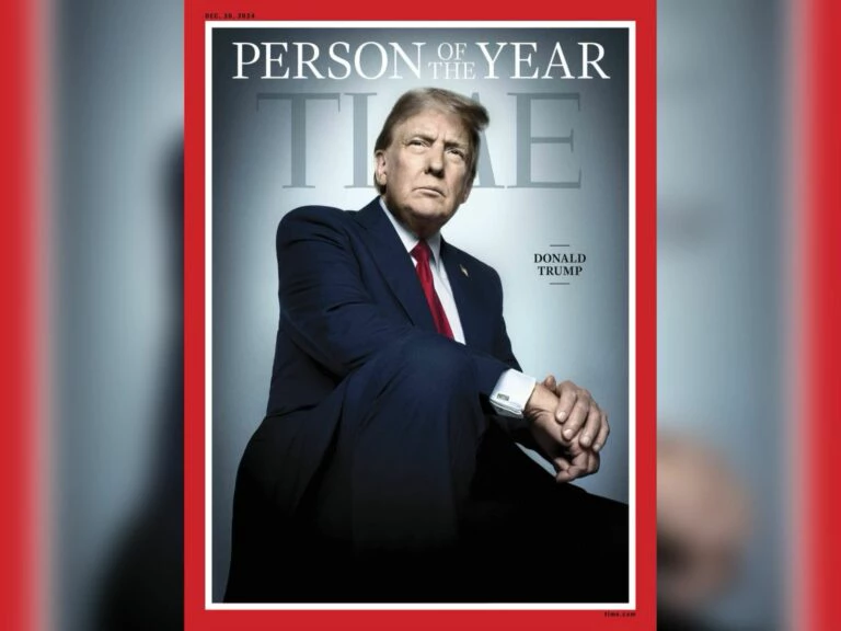 Trump é eleito Pessoa do Ano pela Time: “Renascimento político”