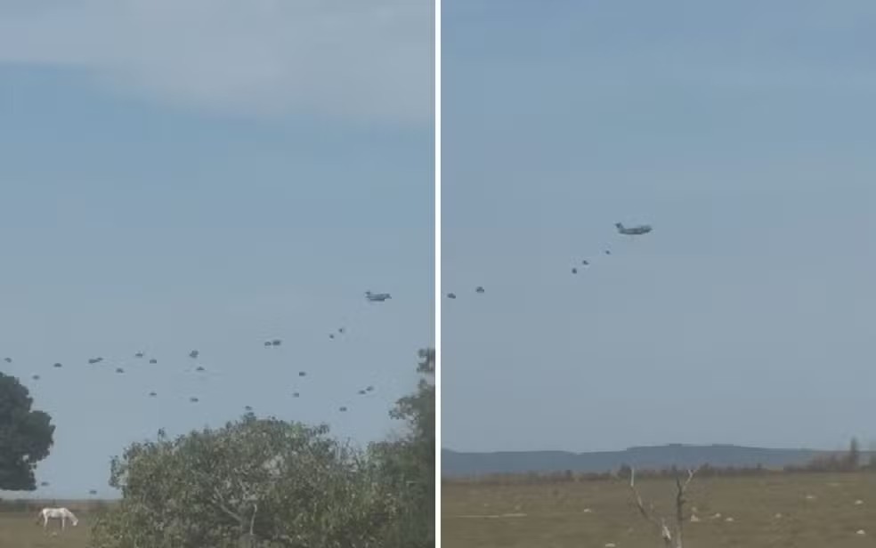 Militar do Exército morre em salto de paraquedas durante treinamento em Goiás