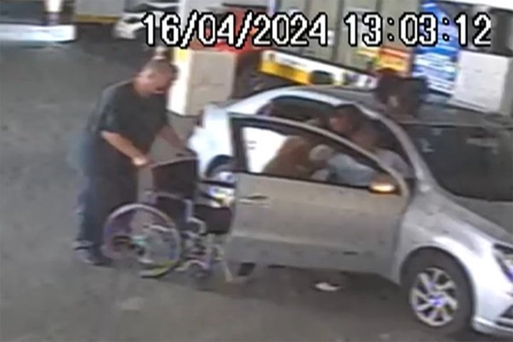Motorista de app diz que homem estava vivo em trajeto até o banco