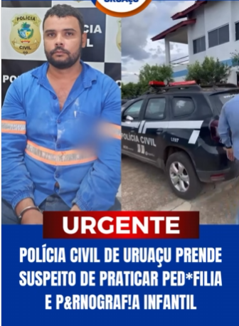 Na manhã desta segunda-feira, 4 de novembro de 2024, a Polícia Civil do Estado de Goiás, por meio da Delegacia Especializada no Atendimento à Mulher (DEAM) de Uruaçu