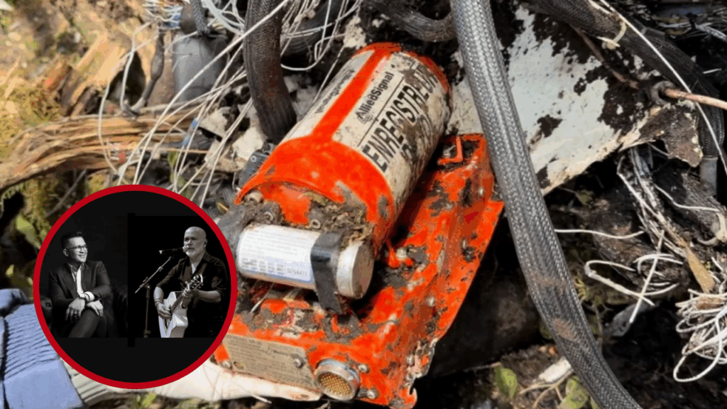 Caixa-preta de helicóptero que caiu em Santa Catarina