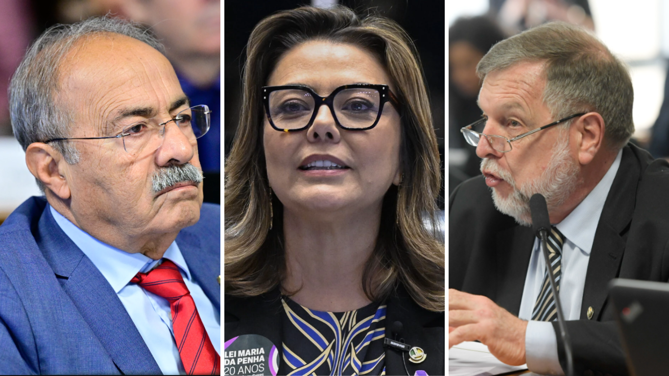 Chico Rodrigues, Leila Barros e Flávio Arns